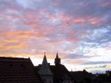Sonnenuntergang über München