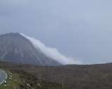 Berge auf Isle of Skye mit Wolken